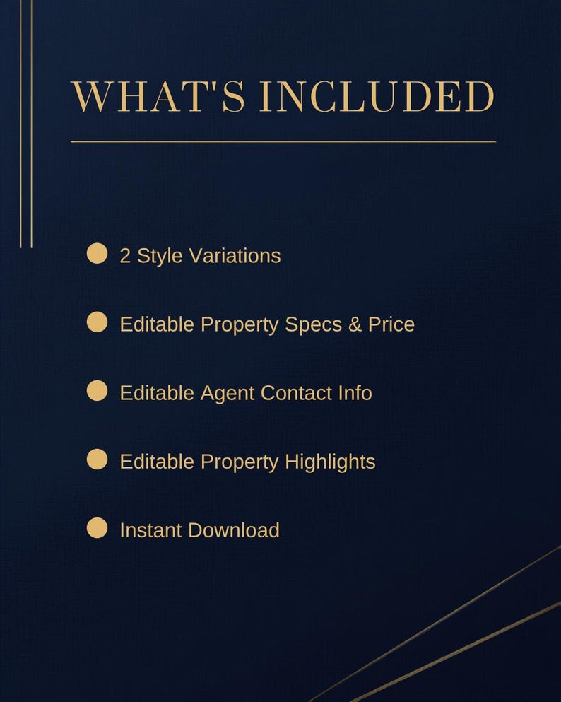 Editable Real Estate Flyer Template | Realtor Marketing (canva Instant ...
