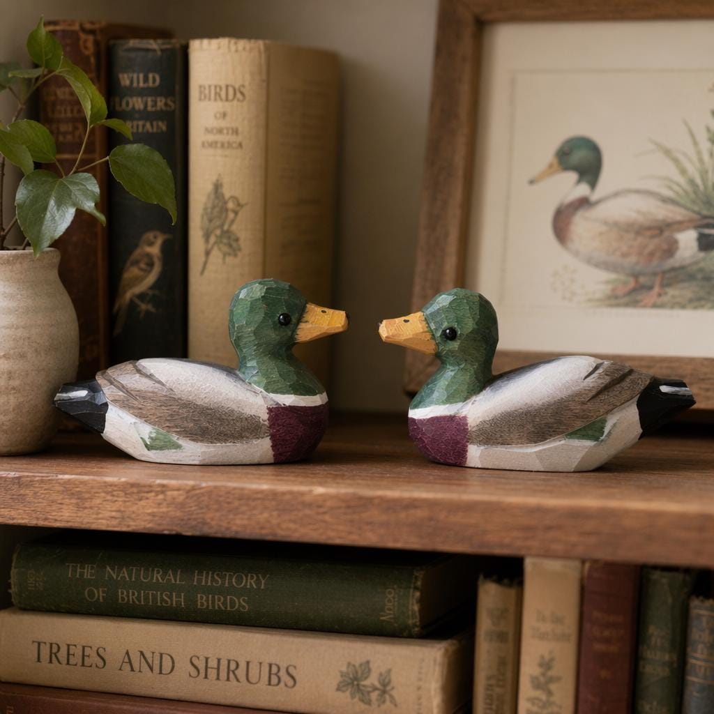 Wood duck decoy - Etsy 日本