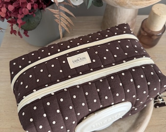 Handmade Nappy Wipe Zipper Bag