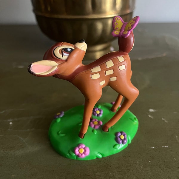 Bambi Figurine Statue Vintage Disney Girls Room Nursery