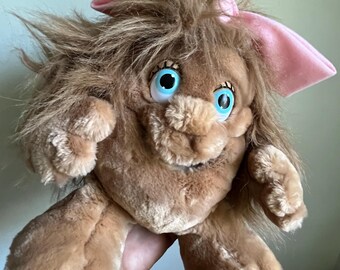 Zoomernauts Vintage 80s Trolls Plush Stuffed Animal Monster Toys New Old Stock
