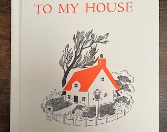 If Jesus Came To My House / Vintage Kids Books/ Vintage Book/ Biblical Jesus Illustration Dust Jacket