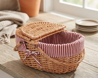 Vintage Sirram Picnic Set 4 Place Settings Complete With Flasks