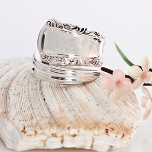 Spoon Ring, May Queen Spoon Ring, Silverware Spoon Ring, Vintage Spoon Ring, 1951 Spoon Ring, Silverware Jewelry, Spoon Jewelry (mcf  R170)