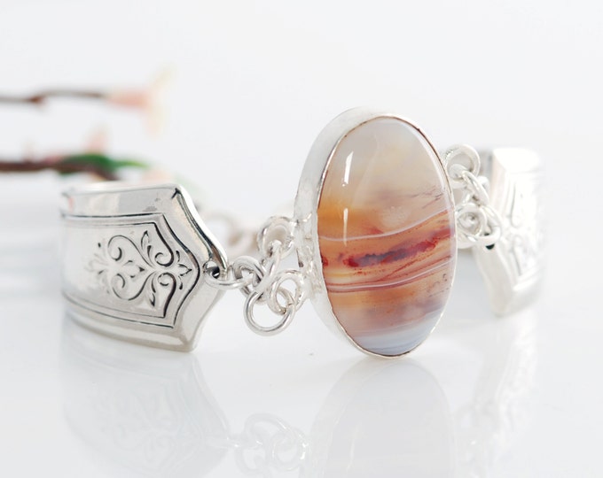 Vintage Spoon Bracelet Essex 1922 Silverware Bracelet Etsy