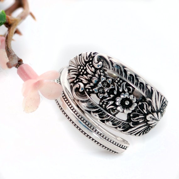 Sterling Spoon Ring Crown Princess Sterling Spoon Ring 1949