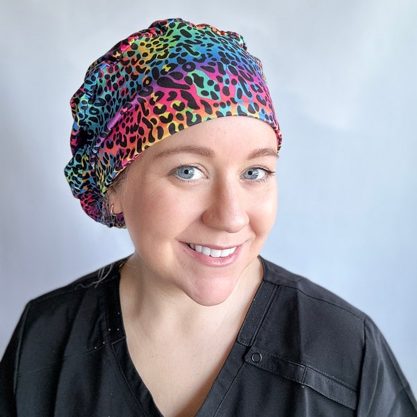 Scrub Cap Pattern With Elastic Etsy