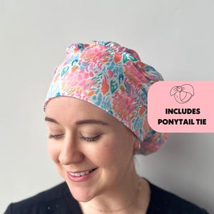 DuoStyle Scrub Hat - ColorBurst - Women’s Soft Scrub Cap