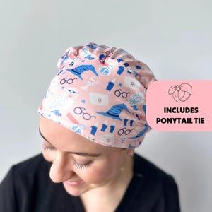 DuoStyle Scrub Hat - Hedwig The Owl HP - Women’s Soft Scrub Cap