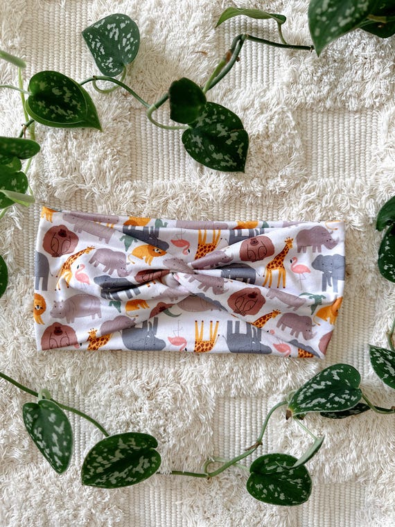 Hello Headband - Twistband - Safari - Stretchy Soft Women display picture 1