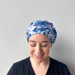 Hello Headband Scrub Hat Moody Tie Dye Womens Soft Scrub Cap image 7