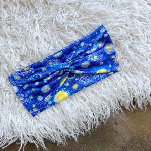 Hello Headband - Twistband - Starry Night - Stretchy Soft Women’s Headband