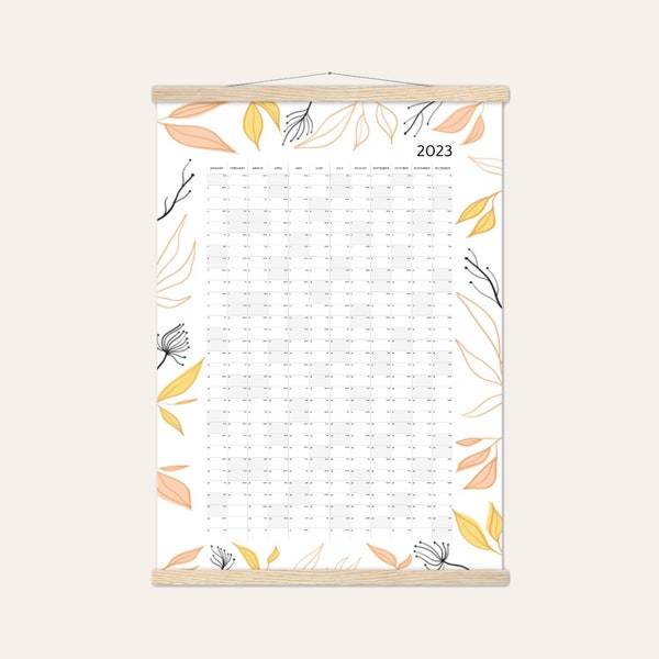 Extra Large Wall Calendar - Etsy