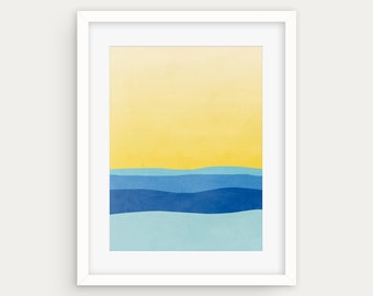 Abstract Seascape - Giclee Print