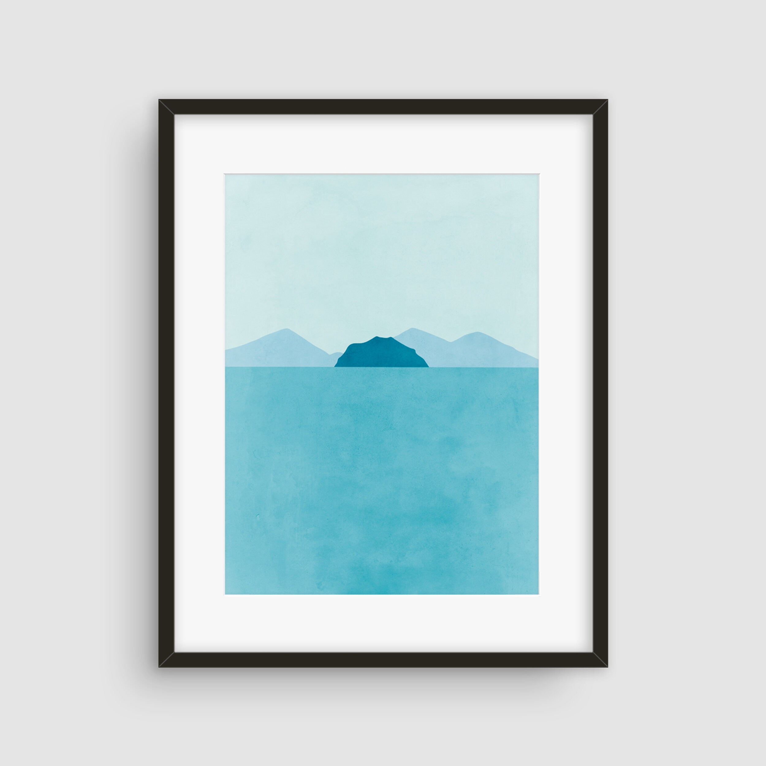 Teal Wall Art Beach Decor Blue Art Bathroom Wall Decor Etsy