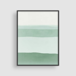 Abstract Art Print, Scandinavian Print, Modern Wall Art, Wall Art Print Bedroom, Sage Green, Large Wall Art, Minimalist Art image 10