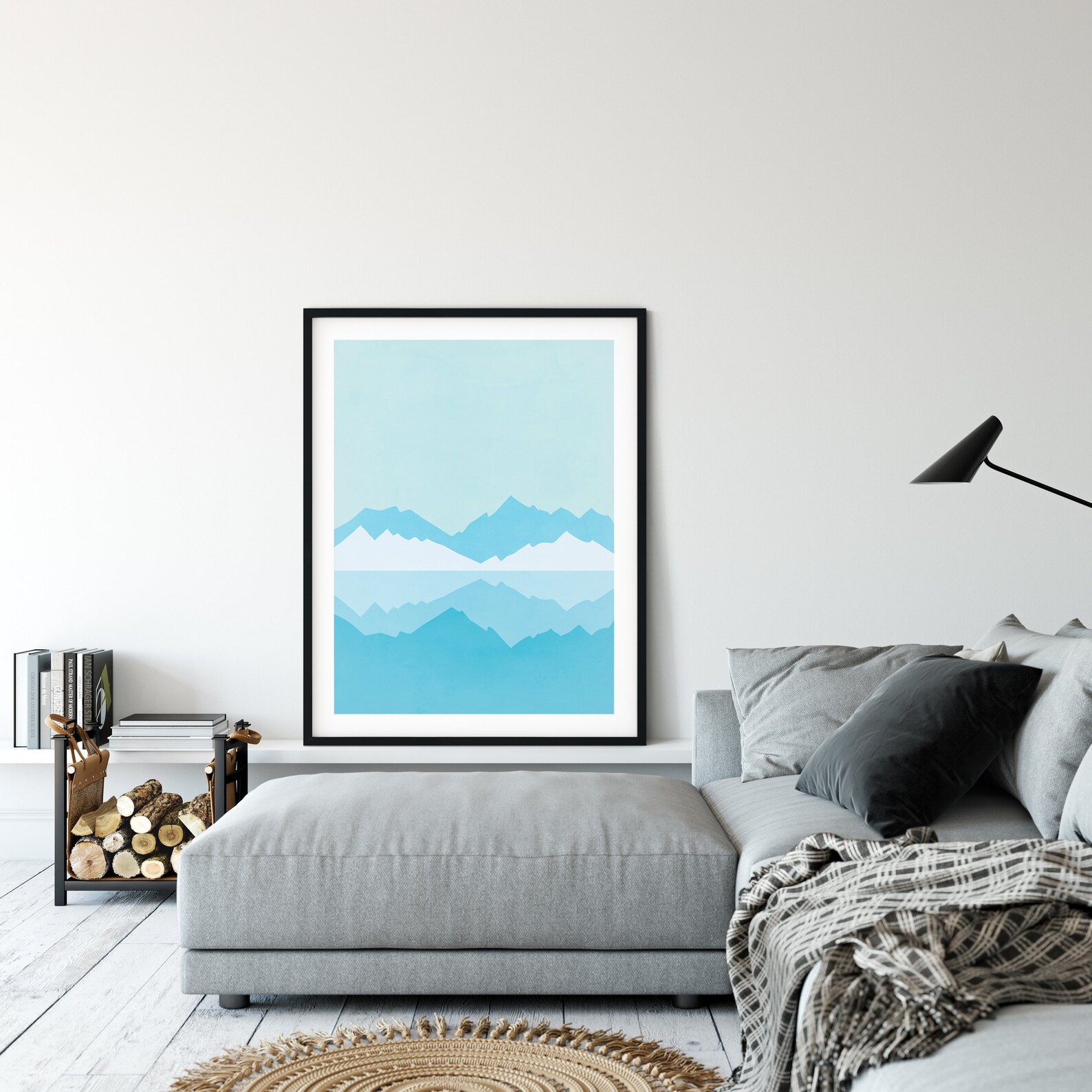 Blue Mountain Wall Art Print Art Prints Nature Print Etsy