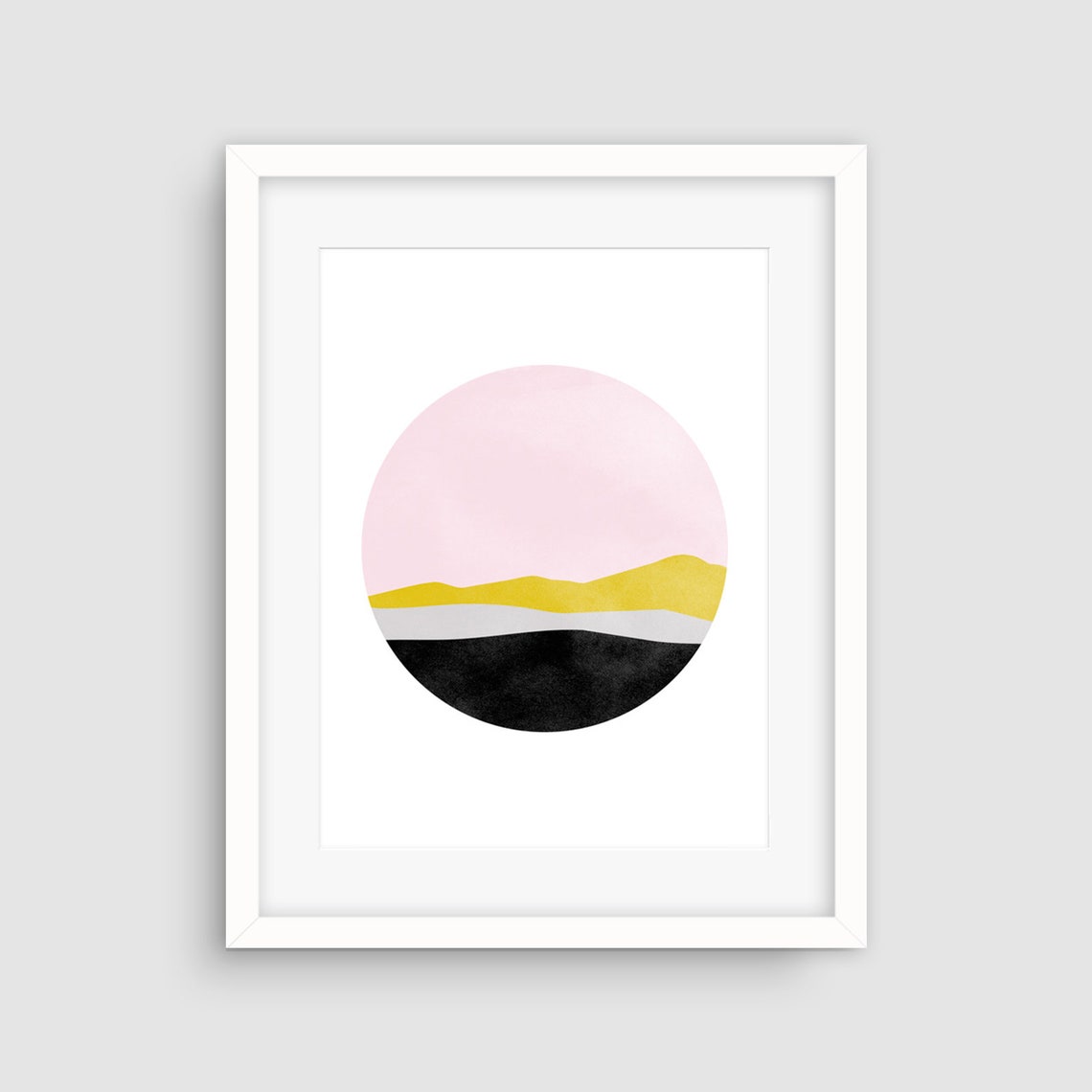 scandinavian living room wall art