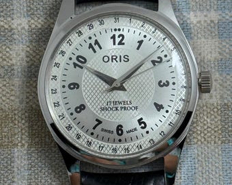 ヴィンテージ レア ORIS グリーンダイヤル 機械式 手巻き ST-96 スイス