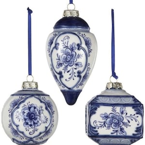 Delfts blauwe kerstballen, cross stitch pattern, PDF, kruissteek patroon