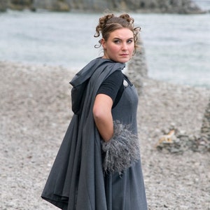 New! Viking outfit in 3 pieces Dress Havde, Cloak Ajvide and Cuffs Hugin & Munin.