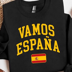 Vamos Espana PNG, Spain Flag Soccer Design, Espana Pride Sublimation (Digital Download)