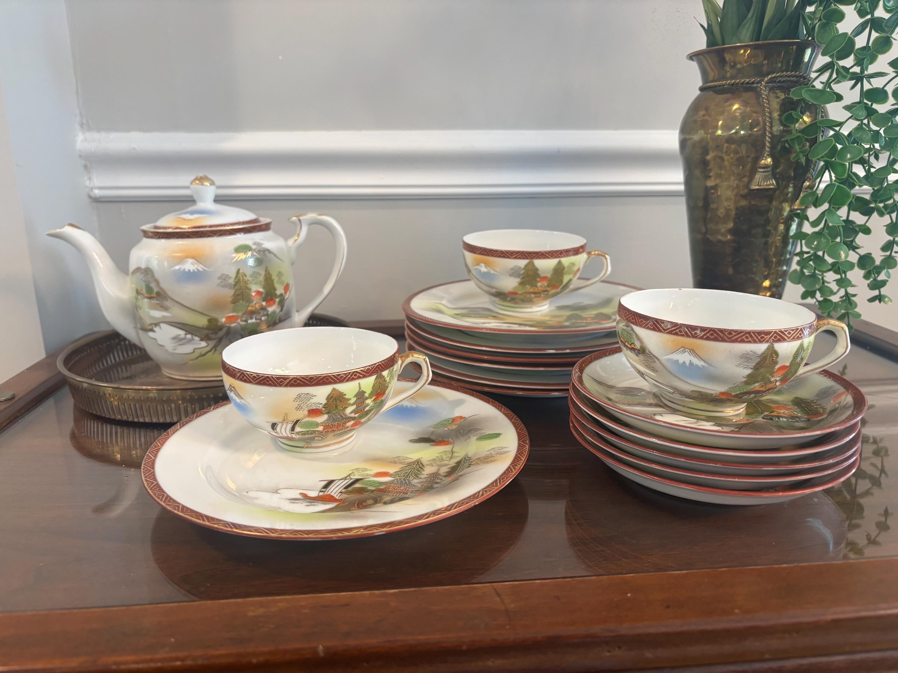 Eggshell Porcelain Japanese Tea Sets - Etsy