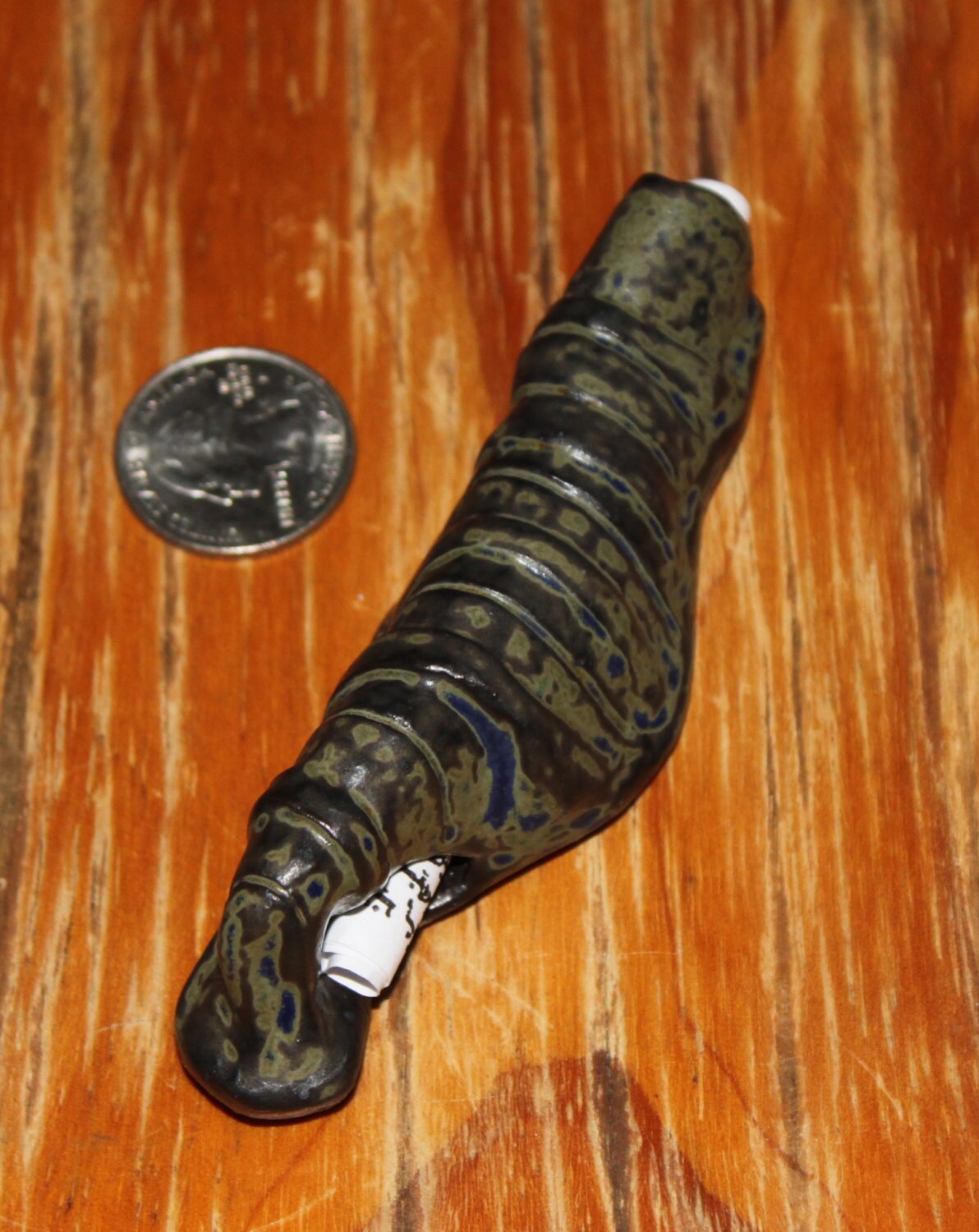 Antique-looking Handmade Mezuzah with Scroll | Etsy