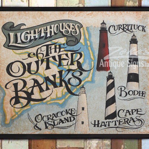 field guide to the outer banks wildlife print obx outdoors etsy