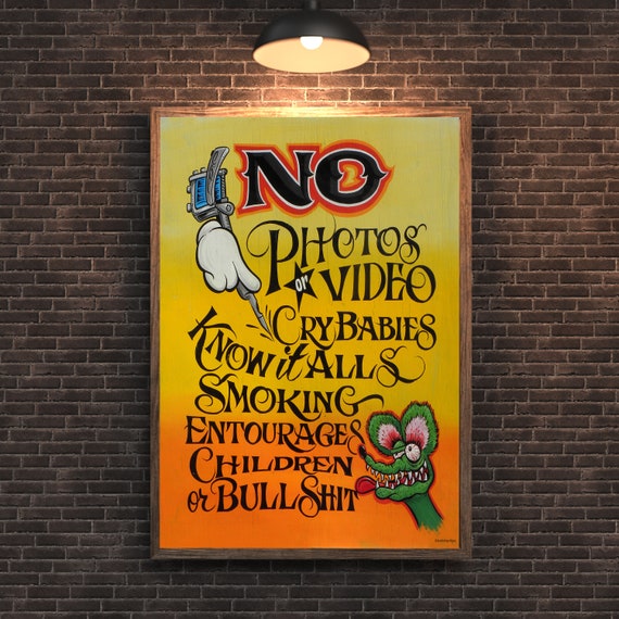Tattoo Shop Art I No Photos Tattoo Shop Print I Tattoo Shop Decor I Tattoo Artist Gift I Tattoo Shop Wall Art I Tattoo Shop Policies Sign