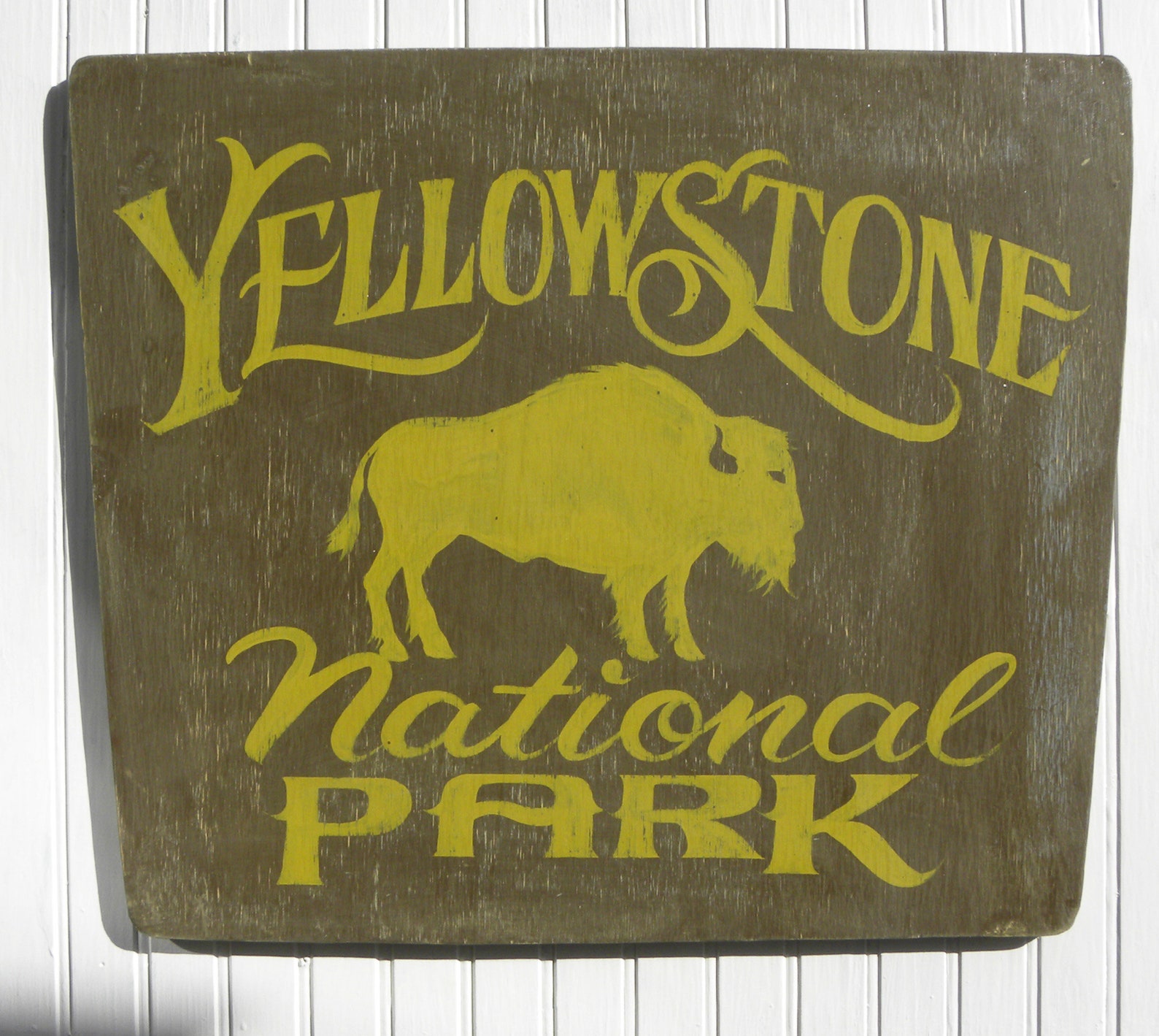 Yellowstone National Park Sign. Great Gift Decor Or | Etsy
