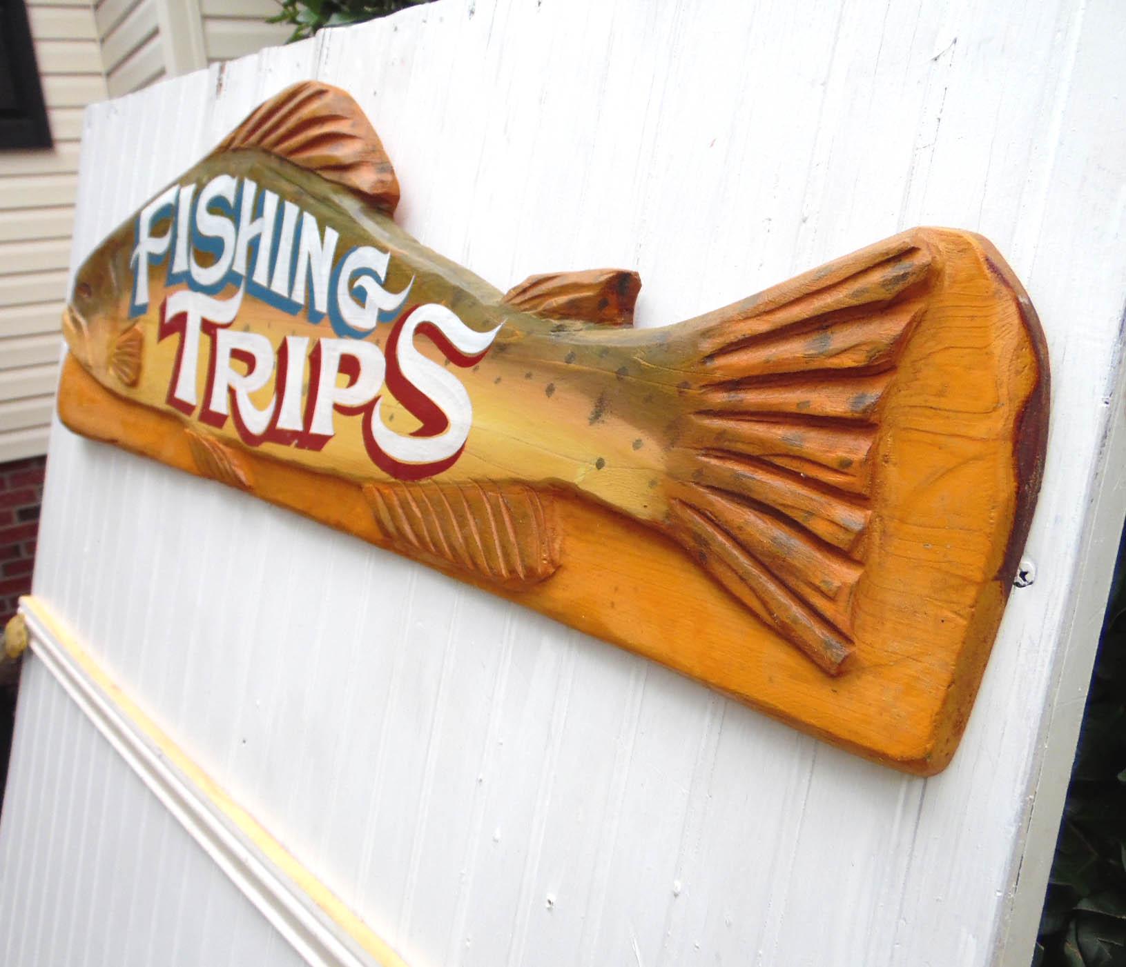 Appât De Pêche Vintage En Bois - Topwater Art Populaire Floride - Avec Boîte D'origine - Décoration Cabane, Mur