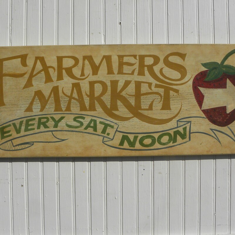 Farmers Market Sign - Etsy