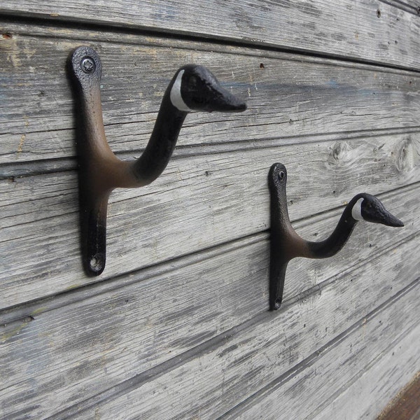 Goose Metal Hooks  Coat & Hat Wall Hooks, pair, ZSM GH