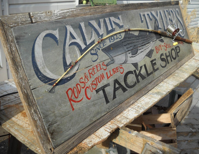 Fish Camp Print . Fishing Art Mancave Decor Makes a Great Etsy