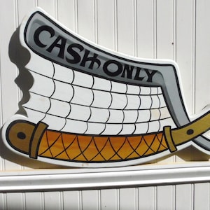 Cash Tattoo Shop Sign I Tattoo Shop Decor I Tattoo Artist Gift I Tattoo Shop Wall Art I Tattoo Shop Decor