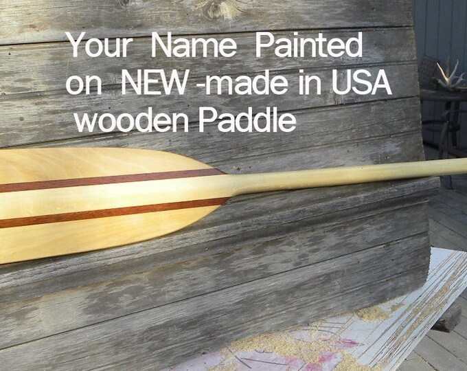 Personalized Canoe Paddle Sign Original Lake or House Sign Etsy