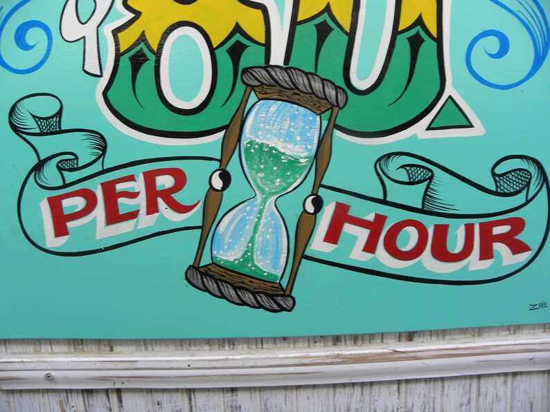 Tattooo Sign Hourly Rate Ink Sign Original Etsy