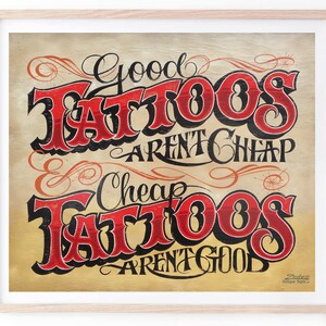 Tattoo Shop Sign Policy Print I Tattoo Shop Decor I Tattoo Sign I ...