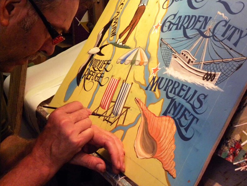 Myrtle Beach South Carolina Printbeach House Decortravel Etsy