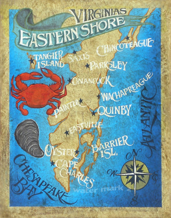 Eastern Shore Map