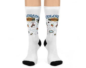 Colorado Socks I Maps Socks