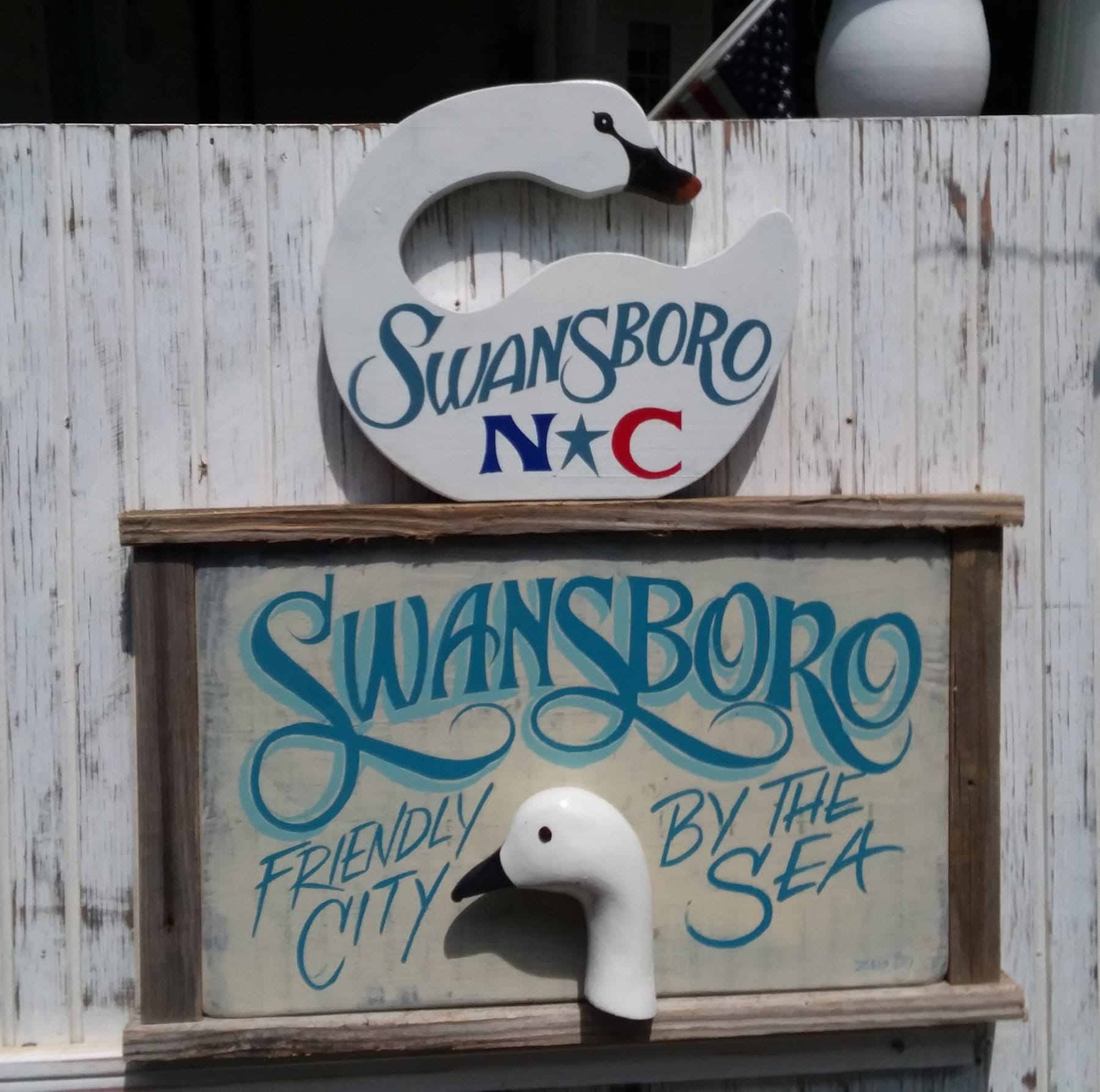Swansboro North Carolina Print from an original hand painted Etsy