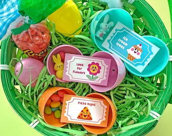 Easter Egg Tickets, Printable Activity, Instant Download