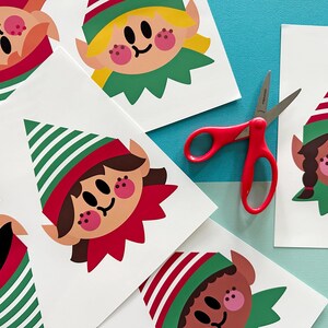 Elf Pencil Topper, Printable Gift Tag, Instant Download - Etsy