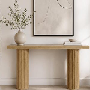 Mesa consola estilo granja de 63 pulgadas, mesa de entrada extralarga, mesa auxiliar rústica de madera para sofá, mesa estrecha para pasillo, mesa para detrás del sofá.