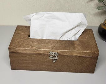 Handmade tissue box