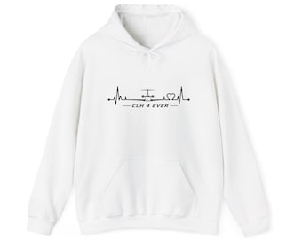 Cessna Heartbeat Design Hoodie | Pilot Aviation Sweatshirt