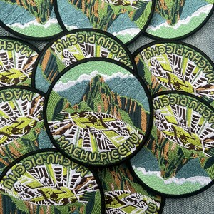 Parche del Camino Inca, Insignia de Aventura Machu Picchu, Recuerdo de Senderismo en Perú, Parche Bordado de la Ruta de los Andes, Regalo de Viaje para Mochileros