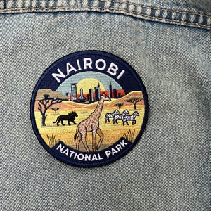 Nairobi Travel Badge Kenya Destination Patch World Traveller Collection African Adventure Souvenir Explorer Gift